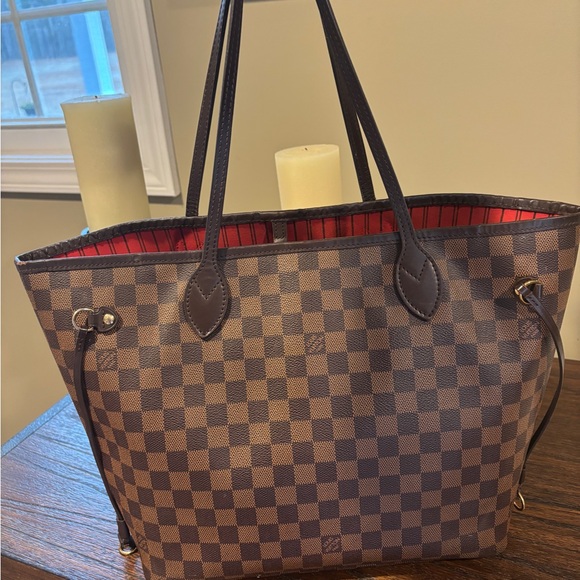 Louis Vuitton Brown Checkered Tote - Picture 2 of 12